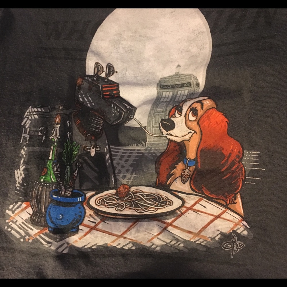 The Saturday Whovian K-9 & Lady Tshirt